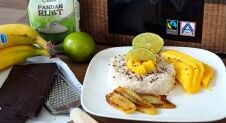 Faitrade week: sticky rijst met mango en banaan
