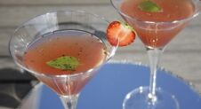 Gin Strawberry Basil Martini