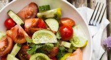 Tomaten salade en hoe simpel soms het lekkerst is