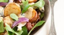 Warme aardappelsalade met bacon en blauwe kaas | Simone's Kitchen
