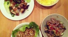 Vietnamese beef & courgette salade