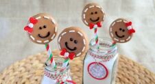 Advent 12: Gingerbread Man Oreo Pops