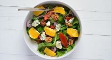 Spinazie salade met roquefort