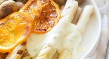 Gegrilde asperges met visfilet en sinaasappel | Simone's Kitchen