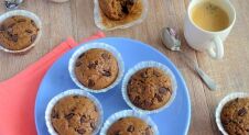 Chocolate chip koffie muffins