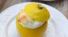Soufflé in een citroen