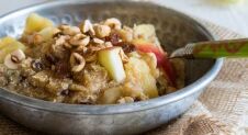 Appeltaart pap met quinoa vlokken en boekreview Superfood