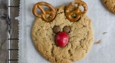 Rudolf koekjes met pindakaas