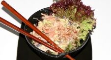 5 or less: Japanse salade met Hollandse garnalen