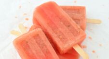 Watermeloen-munt ijsjes