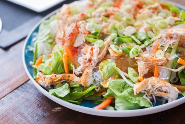 Vietnamese Springroll salade