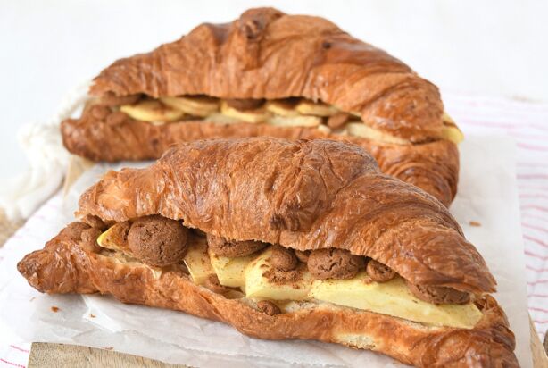 Appel-speculaas croissant