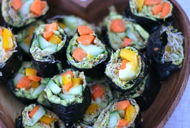 Recept: raw-vegan sushi