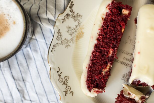 Fastfood Friday: Red velvet & witte chocolatechip repen met creamcheese
