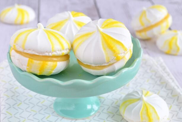 Lemon meringue sandwiches