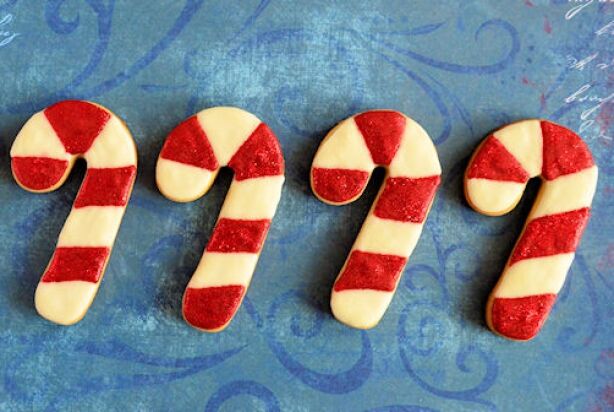 Advent 23: Candy Cane koekjes