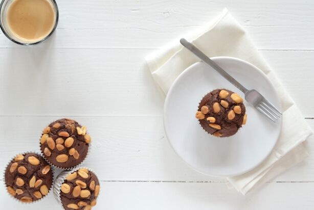 Snickers Muffins van Havermout