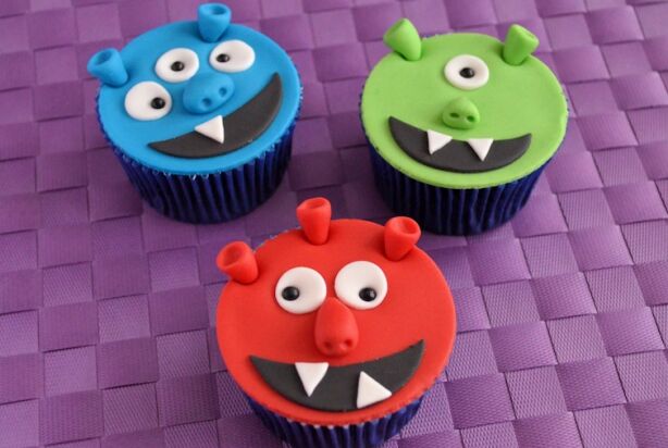 Monster cupcakes