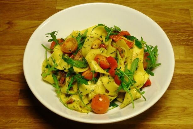 Pappardelle met Rucola