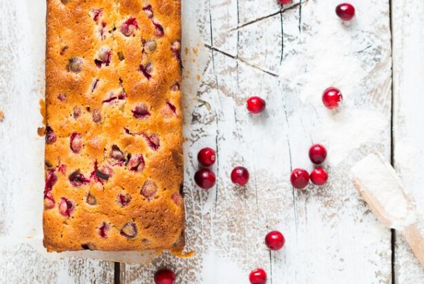 Geen witte kerst en cranberry cake | Simone's Kitchen